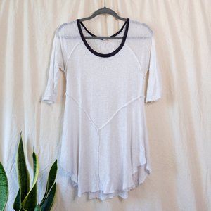 Free People Intimately 3/4 Sleeve Top